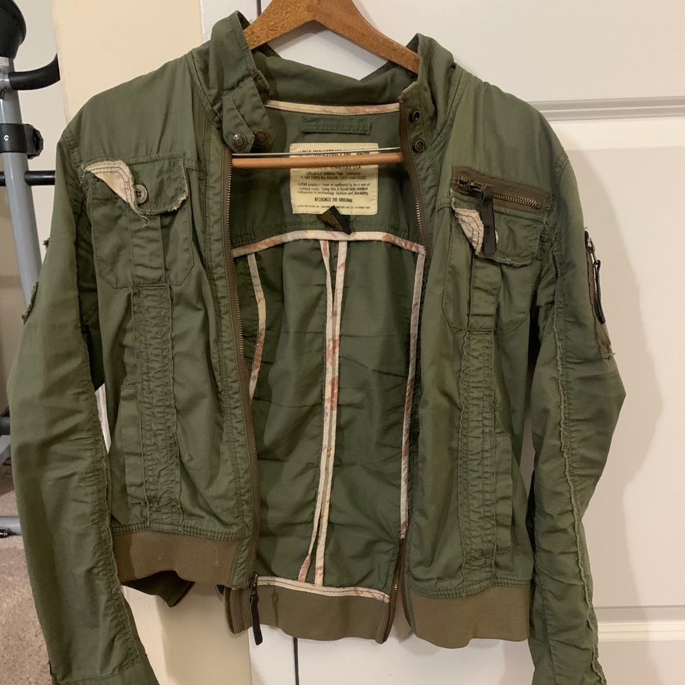 Alpha INC lite weight flight jacket